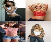 Nelly Furtado, Christina Aguilera, Jennifer Lopez, Shakira. 1) nude lapdance with handjob 2) throatfuck + throatpie 3) missionary + cowgirl creampie 4) anal doggy + pronebone creampie. from camryn steve pregnant sister doggy with creampie