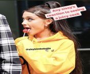 Just made a new sissy caption from this Ariana Grande pic. My insta is on the caption ? from bbc sissy caption