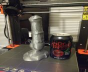 The previous mold was a little dinky, so I beefed him up and printed him Pos to make a silicone Neg. from neg ndian washing clothes boob
