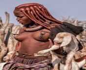 Himba woman of Namibia from himba woman