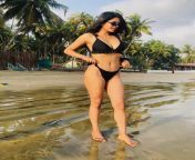 Indian chick in bikini from inked indian chick in 3way