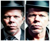 I asked starryai to create 2 separate images of Tom Waits. 1 as God and 1 as the Devil. They both came out simply as Tom Waits lol from tom mode