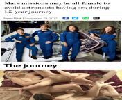 Чтобы исключить секс в течение полёта, экипаж марсианской миссии могут сделать полностью женским. В течение полёта: from андрей абдуллин секс порно