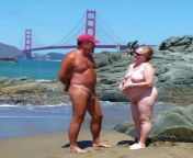Nude couples chatting on Marshalls Beach In California. Unknown Source from desi nude couples on