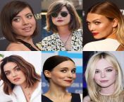 You turn into one for the rest of your life, you date another one. Who&#39;s who? (Aubrey Plaza, Jenna Coleman, Karlie Kloss, Lucy Hale, Rooney Mara, Elle Fanning) from mara milk