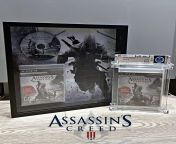 My favorite in the series, had to get it framed &amp; graded! Huge fan of Assassin&#39;s Creed 3, which one is your favorite? from which house is your favorite