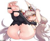 Nia is showing of her true form [Artist-JTVeemo] (Game-Xenoblade Chronicles 2) from girl with balloon sized boobs showing of her booty hentai super breast belloonhabhi pussy baby delivery