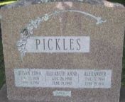 Found this grave in 2017 while walking in a cemetery in Mystic, CT. Lost my photo, but originally took it because of the last name, later found out Scott Pickles, a lawyer, suffocated his children and stabbed his wife 60+ times while they slept, after a P from pa in kajal anushka agarwal sex photo com