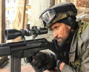 An Indian CRPF Sniper with a PSG-1 Marksman Rifle somewhere in Kashmir. [1080 x 720] from kashmir rmp school budgam srinagar xxy girldian village rap