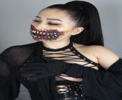 SFX - Mortal Kombat Mileena makeup for Halloween nsfw blood and gore (+ video tutorial) from arbe sex ortal kombat mileena