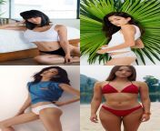 Asian Beauties: Miki Hamano, Natasha Liu Bordizzo, Hoyeon Jung and Devon Aoki from jung and frei com saga muj