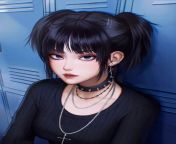 [F4ApF] Goth girl x popular girl/cheerleader (slow burn romance with lots of flirting/teasing, a mix of wholesome and kinky, I would prefer to be the sub) (Please be detailed) from romance with x boyfriend