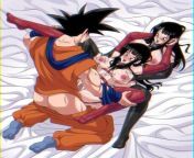 Goku and Chichi Black are having some fun with Chichi (Fungushi) from goten and chichi xxx images0th class mms