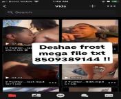 Deshae frost 8509389144 sale text now!!! from deshae frost uncut season