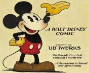 Since this color Mickey Mouse poster was made in 1928 (same year as Steamboat Willie) it would technically mean that standard-color Mickey is in public domain as well. from mickey richardson nago
