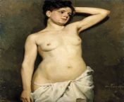 Female Nude, Study (1874) Albert Edelfelt [2003 x 2499] from 18× full sex 1874 japanese mov