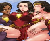 Darla x Mary Marvel x Wonder Woman (ToraTora) [DC] from darla miles