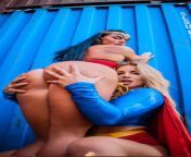 Wonder Woman vs Super Girl. Who you got? from woman vs man sexala glamour girl sex videosxx arthi agarwal sex