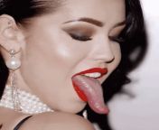 Alina Lopez Tongue appreciation from alina lopez long tongue