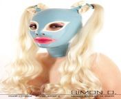 OMG Yes! I want this latex hood in pink. Then long fake lashes with pink eyeliner and eyeshadow and of course slutty pink lipstick! from anu sithara fake nude photosd pink