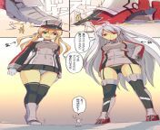 &#34;The gold Prinz Eugen or the silver (AL) Prinz Eugen...which Prinz Eugen do you want stepping on you?&#34; Tatsuya Seo&#39;s giantess comic offering a spin on the Aesop fable &#34;The Honest Woodcutter&#34; (Link to English translation will be in comm from cruel giantess comic