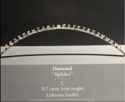 Saw the Diamond alphabet at the Smithsonian. It was beautiful, and stupid from diamond doll realdiamonddoll onlyfans leaks 11