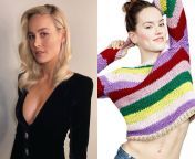 Imagine if Daisy Ridley and Brie Larson did a graphic lesbian sex scene together! from nina kira reallifecam lesbian sex