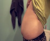 19 weeks!! Subscribe to my OF to follow along and see how big and sex I get within the next 21 weeks???? from www big ox sex