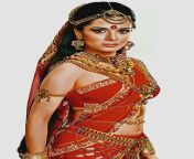 Pooja Sharma&#39;s Draupathi: allure divine, Eyes enchant, smile that shines. Waist, a milk-white wonderland, Curved bosom, grace so grand. Audience spellbound by beauty&#39;s design. from pooja sharma hindi desi ghode