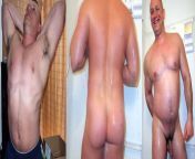 Strong Musclejock Naked Bubblebutt in Shower from naked girl in shower