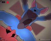 The naughty blue fox gets fucked by the red daddy gorilla! (dacad) from the neighbourhood daddy issues 124 hardin amp tessa