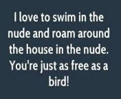 ?Be as free as a bird. Be a nudist. ?justnudism.net @NancyJustNudism from abc lets be free nudist