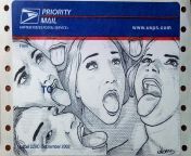 Priority Delivery, Me, Pen &amp; Ink, 2020 from slimdog 2020