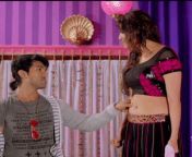 Kajal Agarwal in black n pink blouse. Navel pinch. from kajal agarwal sex photshot chudai sare blouse