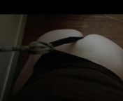 Was forced to tie my panties to my headboard and kneel on the floor from forced infront tie husband