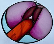 Erotic stained glass by me from tamil culatuar glass milk