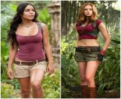 Would you rather... A surprise anal fuck in the jungle with Vanessa Hudgens OR Karen Gillan? from indian first surprise anal