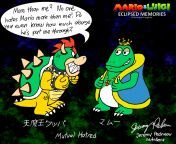 Mario &amp; Luigi: Eclipsed Memories - Bowser meets Wart . . . Bowser works with Wart . . . Bowser ultimately betrayed by Wart from bowser underwat