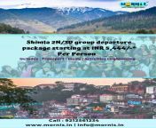 Best Shimla Group Departure Package Himachal Pradesh from himachal shimla contakt