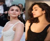 Alia Bhatt or Shraddha Kapoor: Has Alia boobs got bigger than Shraddhas . Comment below from alia bhatt r