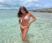 Pink bikini, clear water from actress gopika nude bikini nude