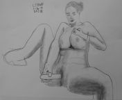 Day 18 in my attempt to learn how to draw porn by drawing once porn picture every day. Feedback, criticism and suggestions are welcome! from loujaya toni porn picture