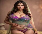 Ancient Indian voluptuous curveceous hourglass figured trophy wifey queen from ancient indian kamasutra