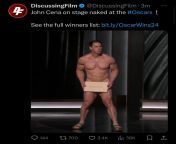 John Cena on stage naked at the #Oscars from gay john cena nude dick