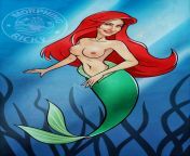 Mouni Roy as Little mermaid Ariel from redheaded little mermaid ariel gets crea