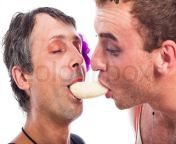 [50/50] Nice cute gay couple (SFW) &#124; The most wtf gay picture (NSFW) from sperm cump cute gay