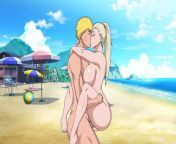 Naruto And Ino Enjoy Their Vacation At The Beach from hentai naruto and ino