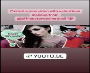 2/11/24 Jeffree Star Valentines Day Makeup!! from tv truth star valentine day eva videos