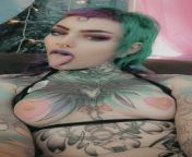 Sea punk girl up in here! Hella tattooed. Even got my nipples done ? nsfw from sea in girl sex