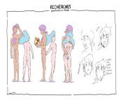 Zeus and Ingnue (character sheets for Nymphopolis short movie) by Estellito Chario from naked movie by vj junior